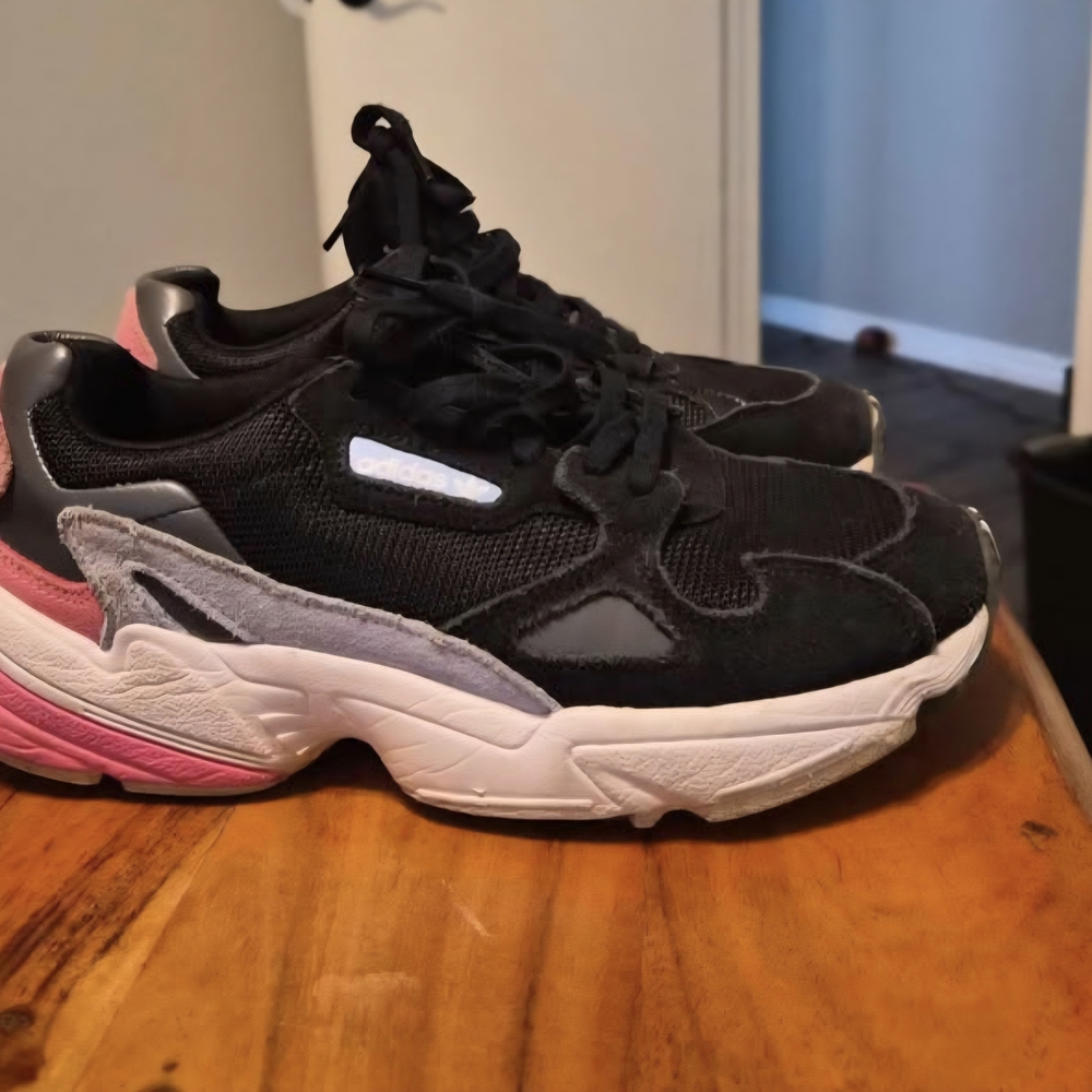 adidas Black, Pink and Gray Women's Athletic Sneakers